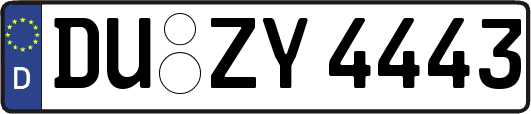 DU-ZY4443