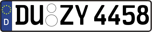 DU-ZY4458