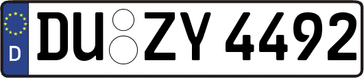 DU-ZY4492