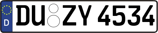 DU-ZY4534