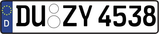 DU-ZY4538
