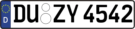 DU-ZY4542