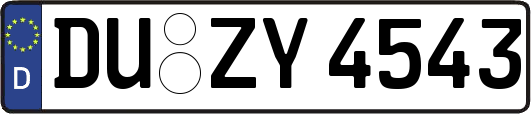 DU-ZY4543