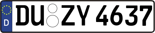DU-ZY4637
