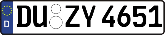 DU-ZY4651