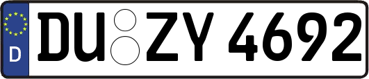DU-ZY4692
