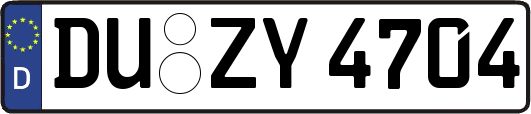 DU-ZY4704
