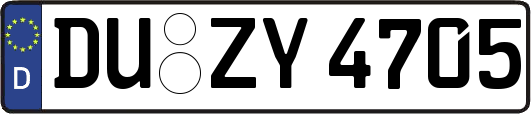DU-ZY4705