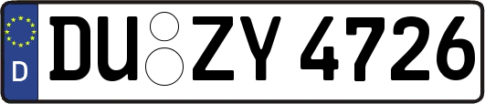 DU-ZY4726
