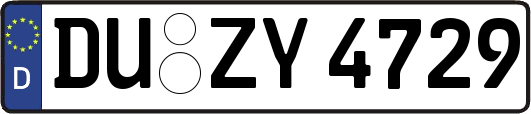 DU-ZY4729