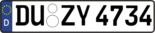 DU-ZY4734