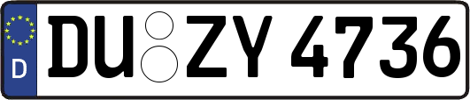 DU-ZY4736