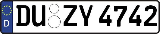 DU-ZY4742