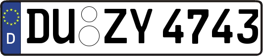 DU-ZY4743