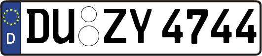 DU-ZY4744