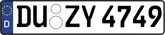 DU-ZY4749