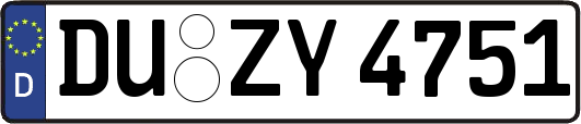 DU-ZY4751