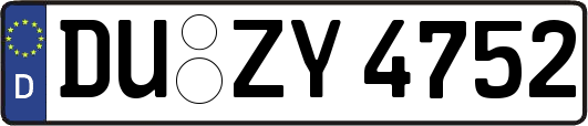 DU-ZY4752
