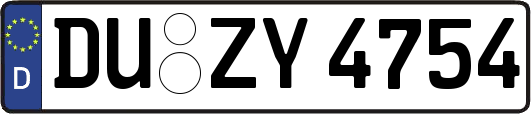 DU-ZY4754