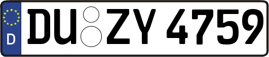 DU-ZY4759