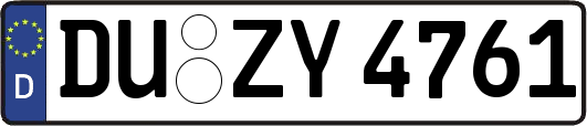 DU-ZY4761