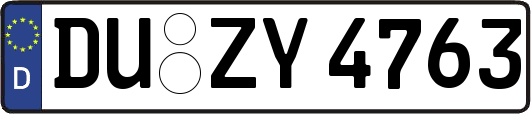 DU-ZY4763
