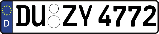 DU-ZY4772
