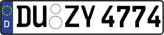 DU-ZY4774