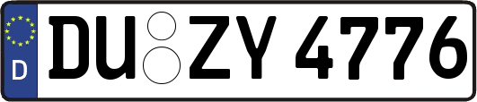 DU-ZY4776
