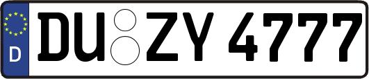 DU-ZY4777