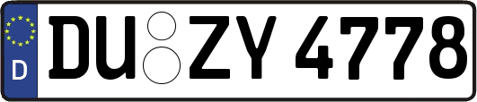 DU-ZY4778