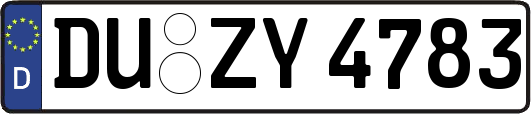 DU-ZY4783