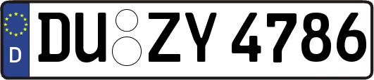 DU-ZY4786