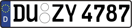 DU-ZY4787