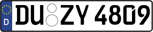 DU-ZY4809