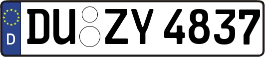 DU-ZY4837