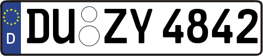 DU-ZY4842