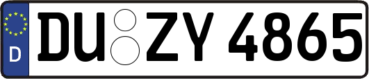 DU-ZY4865