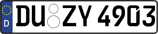 DU-ZY4903