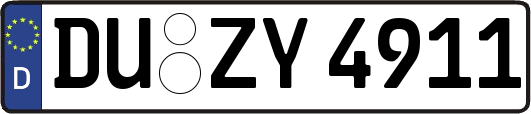 DU-ZY4911