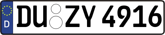 DU-ZY4916