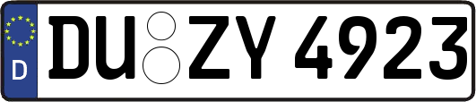 DU-ZY4923