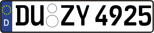 DU-ZY4925