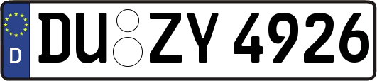 DU-ZY4926