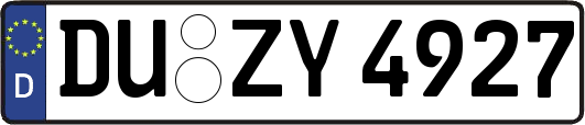 DU-ZY4927