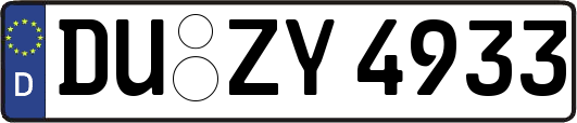 DU-ZY4933