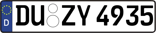 DU-ZY4935
