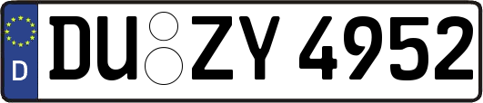 DU-ZY4952