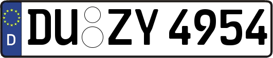 DU-ZY4954