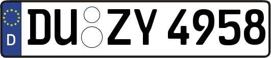 DU-ZY4958